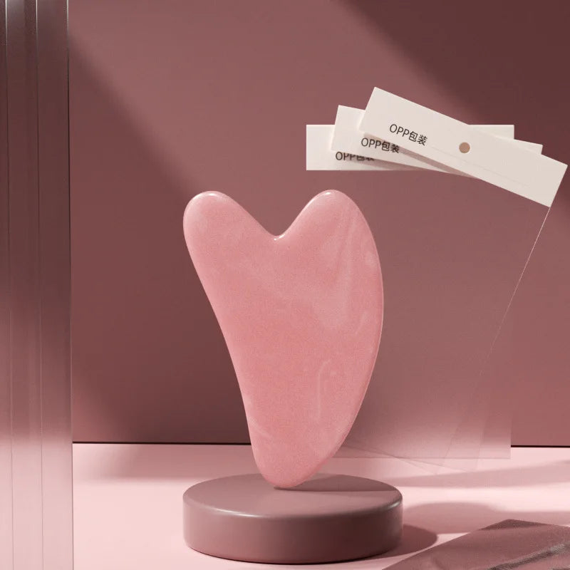 Gua Sha & Rouleau en Pierre Naturelle – Rituel Beauté Visage