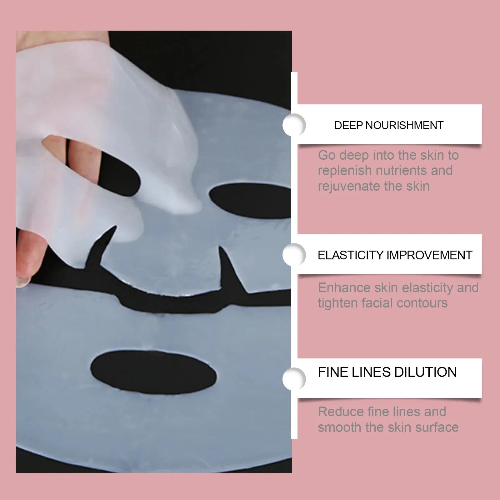 Masque Visage au Collagène – Anti-Rides & Hydratation Intense
