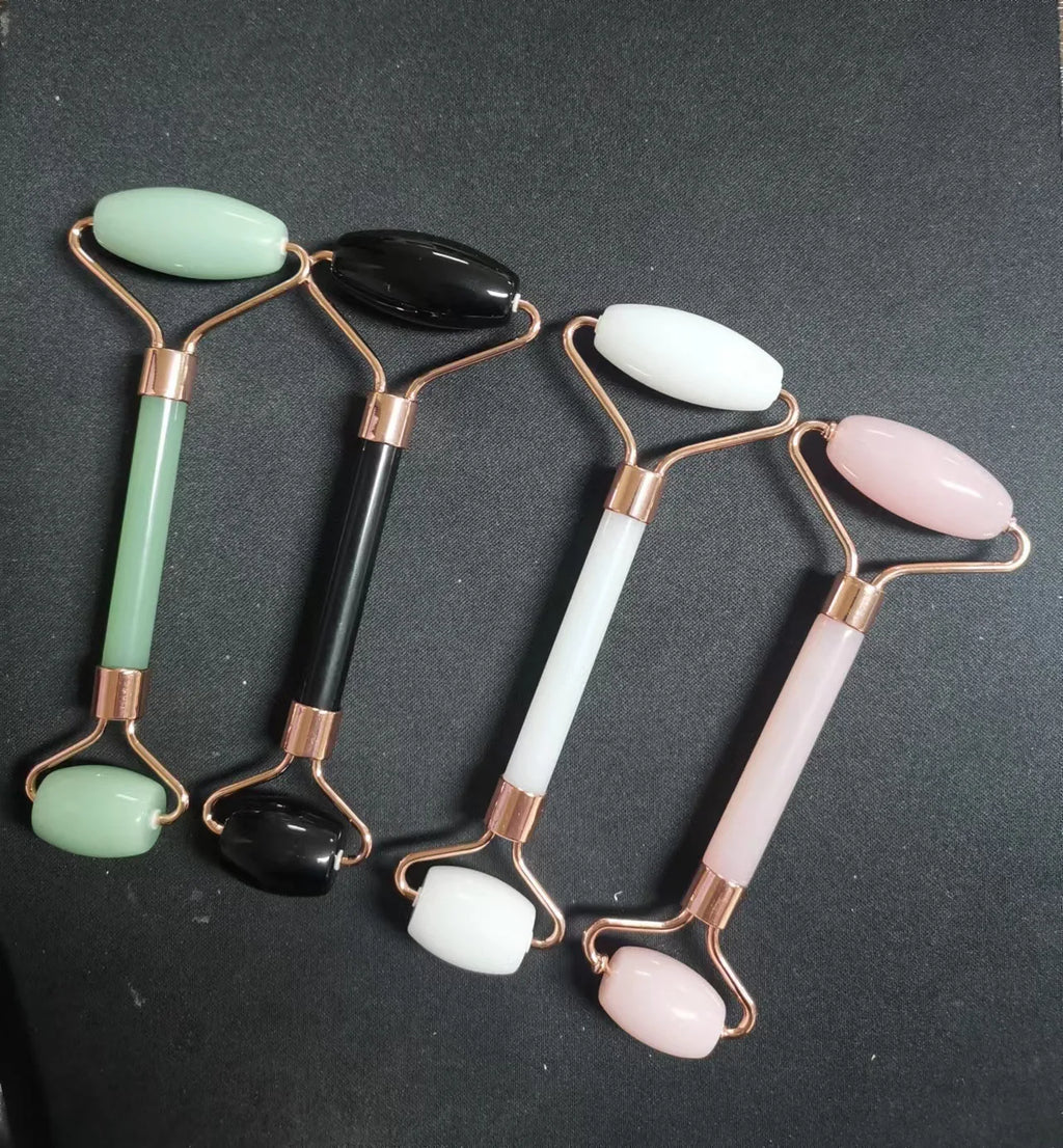 Gua Sha & Rouleau en Pierre Naturelle – Rituel Beauté Visage
