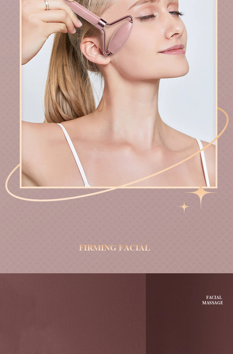 Gua Sha & Rouleau en Pierre Naturelle – Rituel Beauté Visage