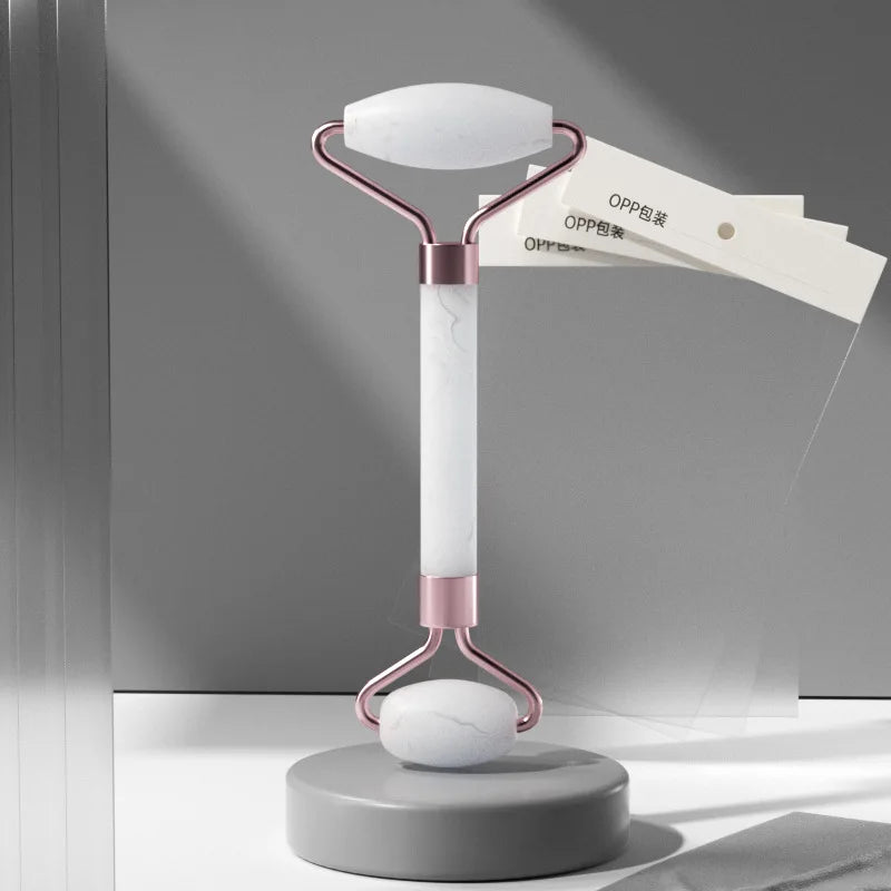 Gua Sha & Rouleau en Pierre Naturelle – Rituel Beauté Visage
