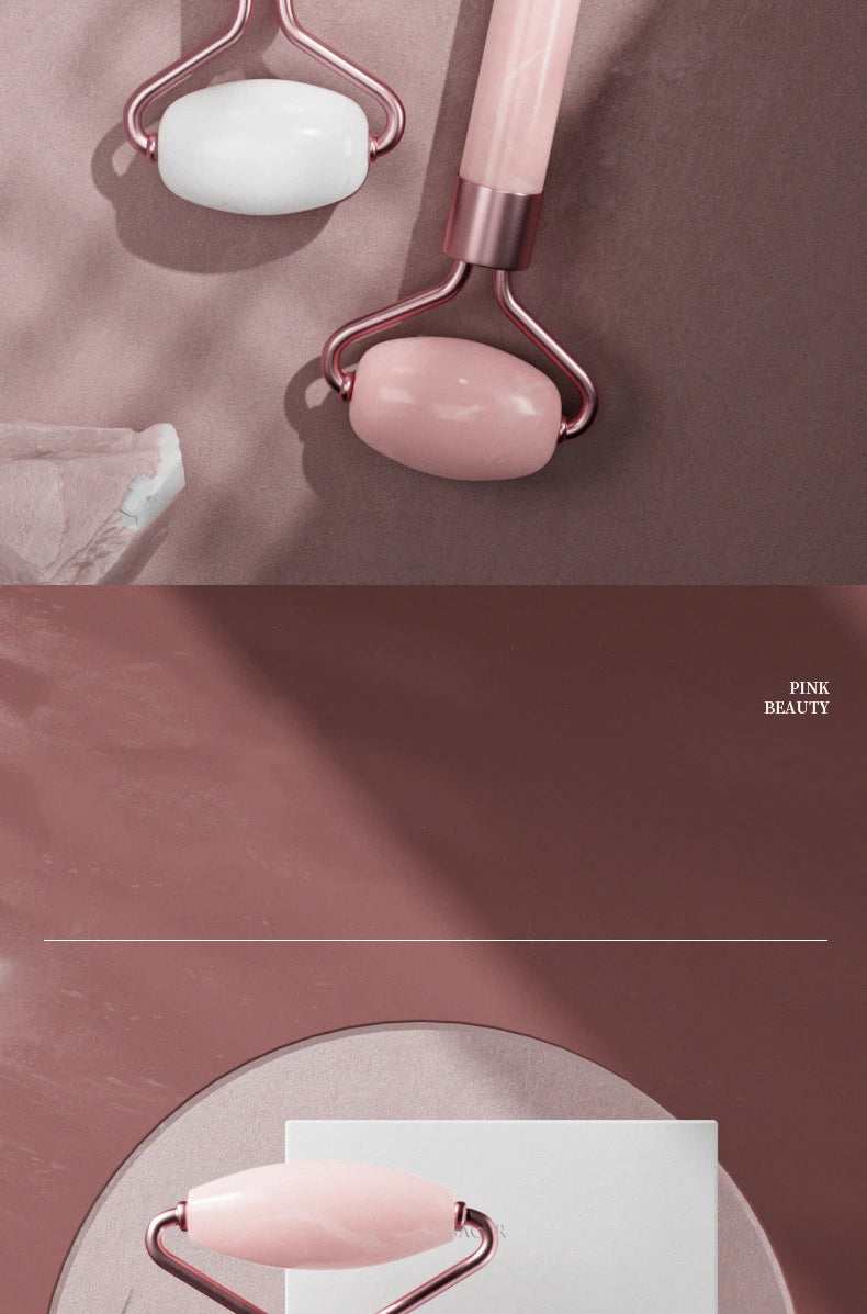 Gua Sha & Rouleau en Pierre Naturelle – Rituel Beauté Visage
